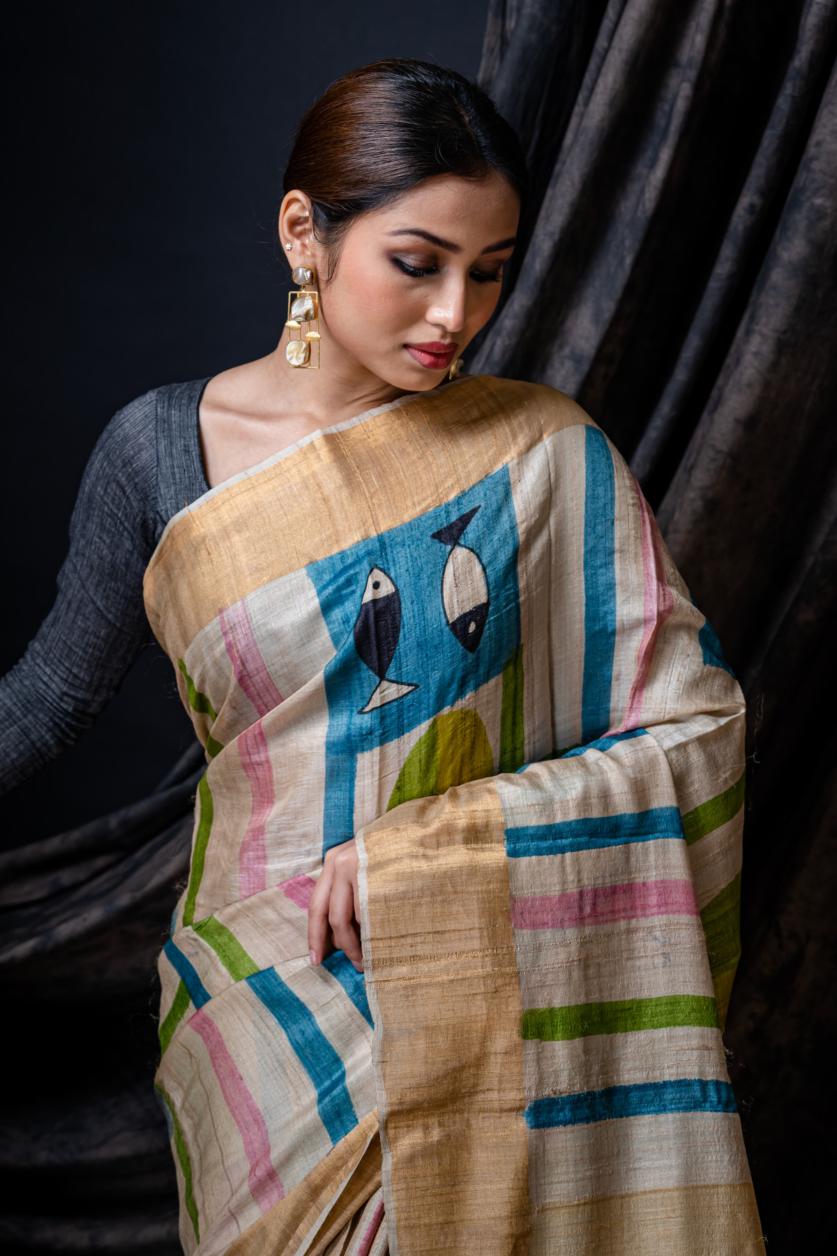 Tussar Silk Saree